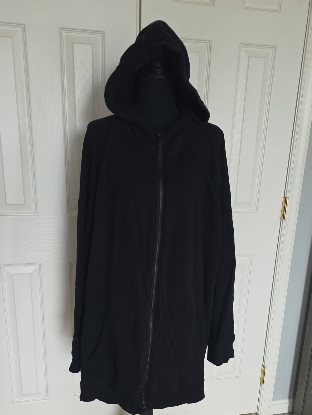 torrid Black Hooded Zip-Up Jacket